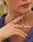 Glimmer Gold Anchor Charm