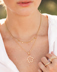 Glimmer Diamond Flower Charm