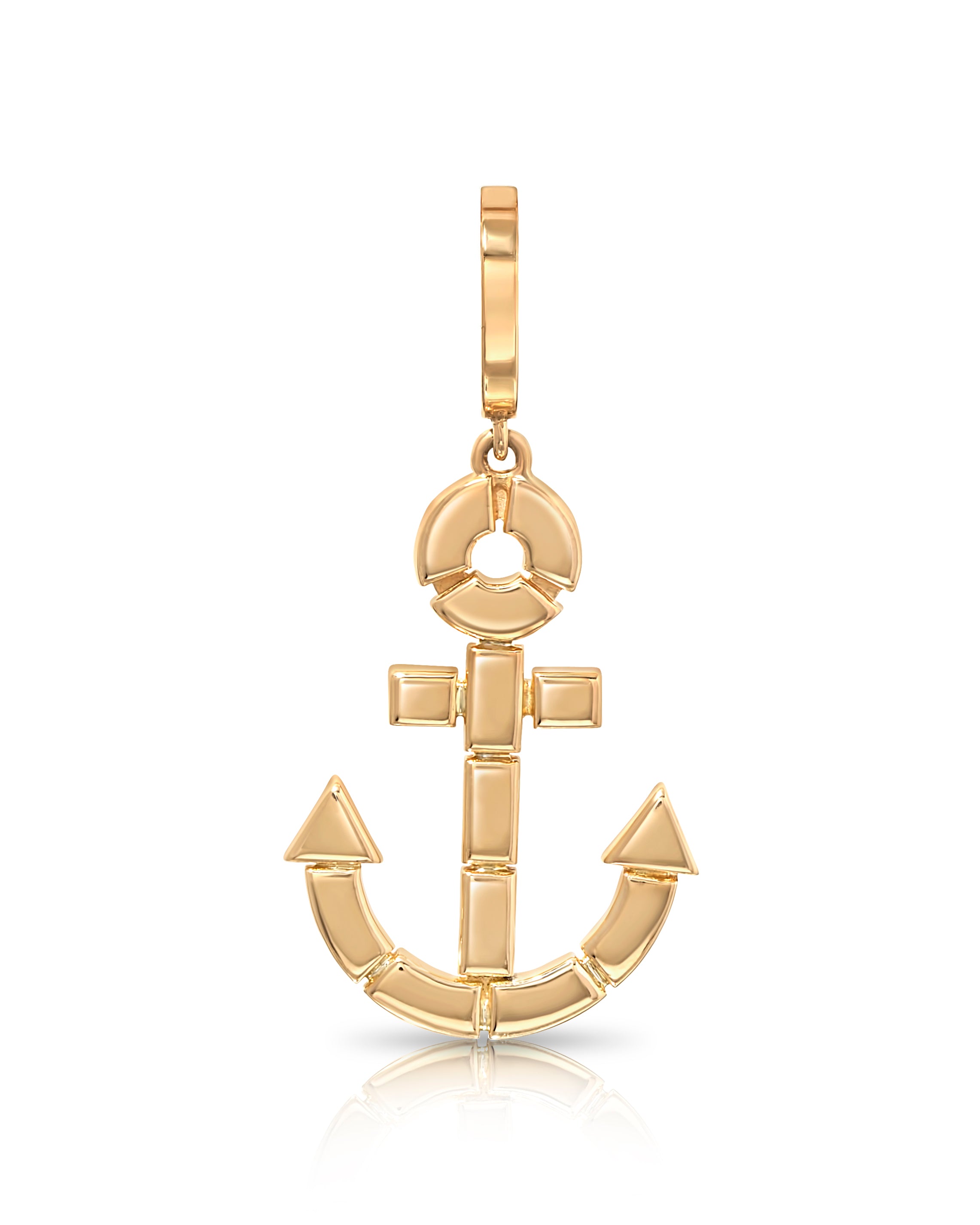 Glimmer Gold Anchor Charm