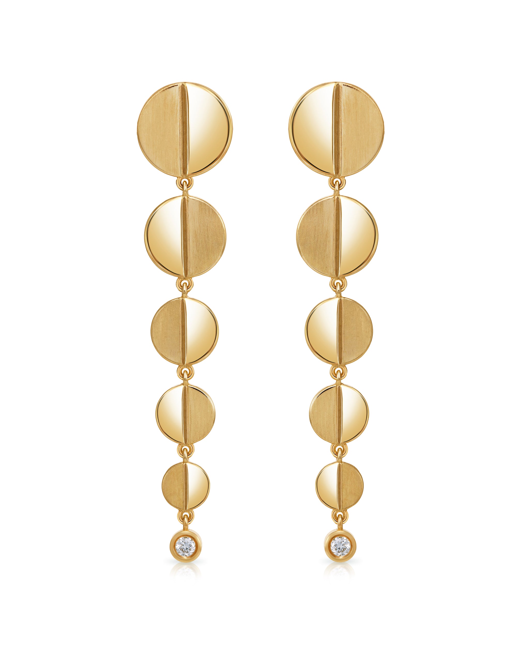 Notch Drop Earring
