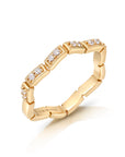 Glimmer Wave Diamond Ring