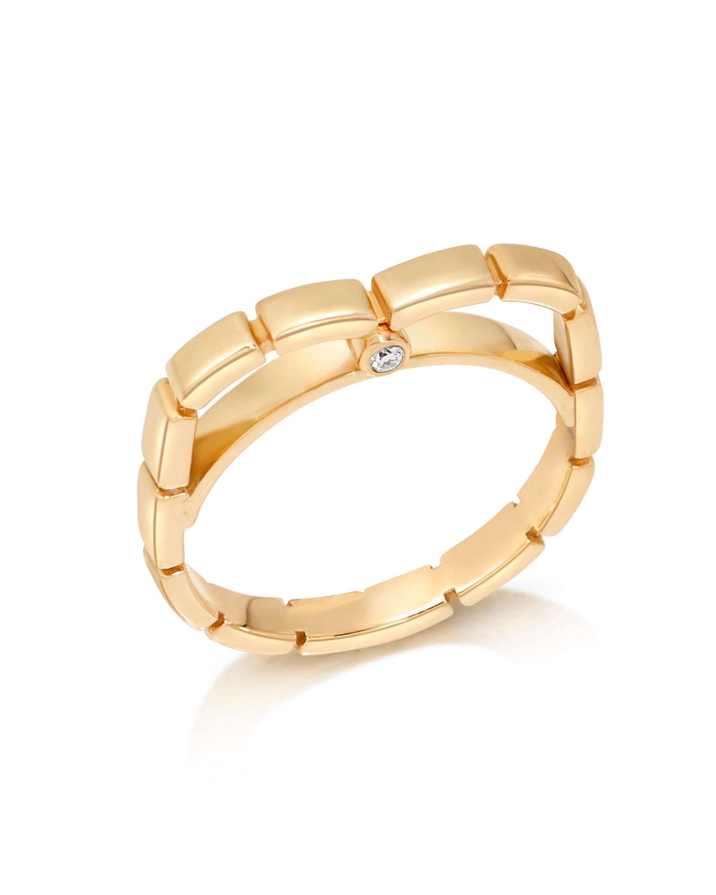Glimmer Diamond Heart Ring