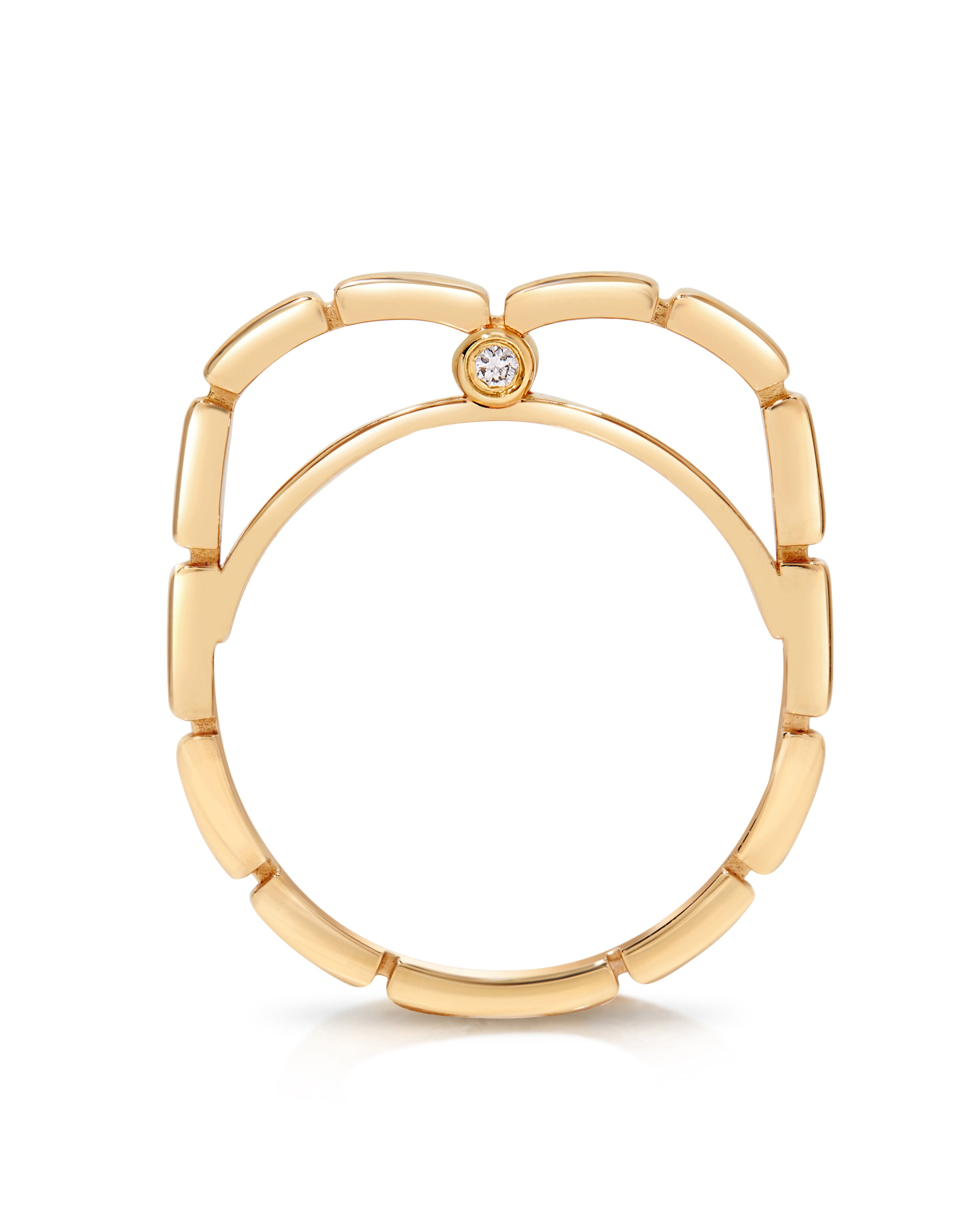 Glimmer Diamond Heart Ring