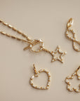 Glimmer Anchor Diamond Charm