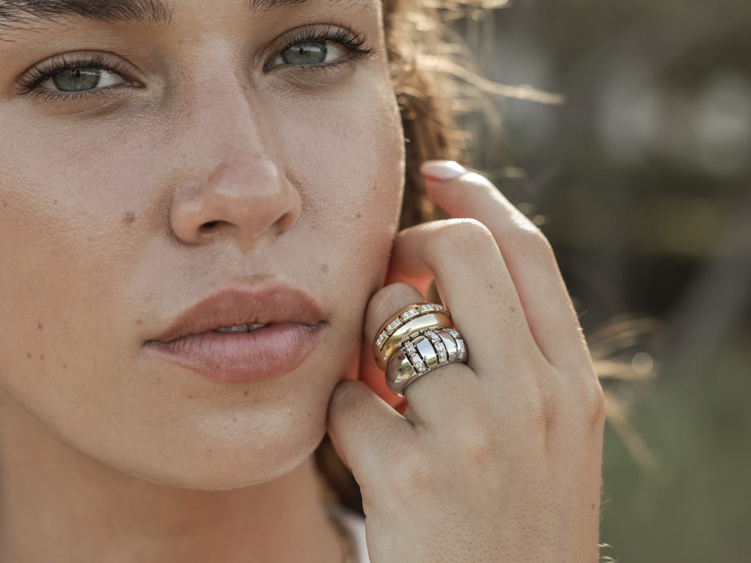 Dome Line Ring