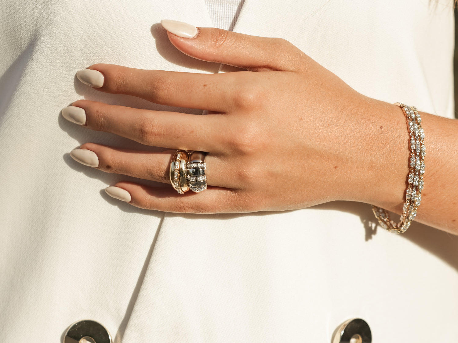 Dome Line Ring