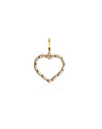 Glimmer Diamond Heart Charm