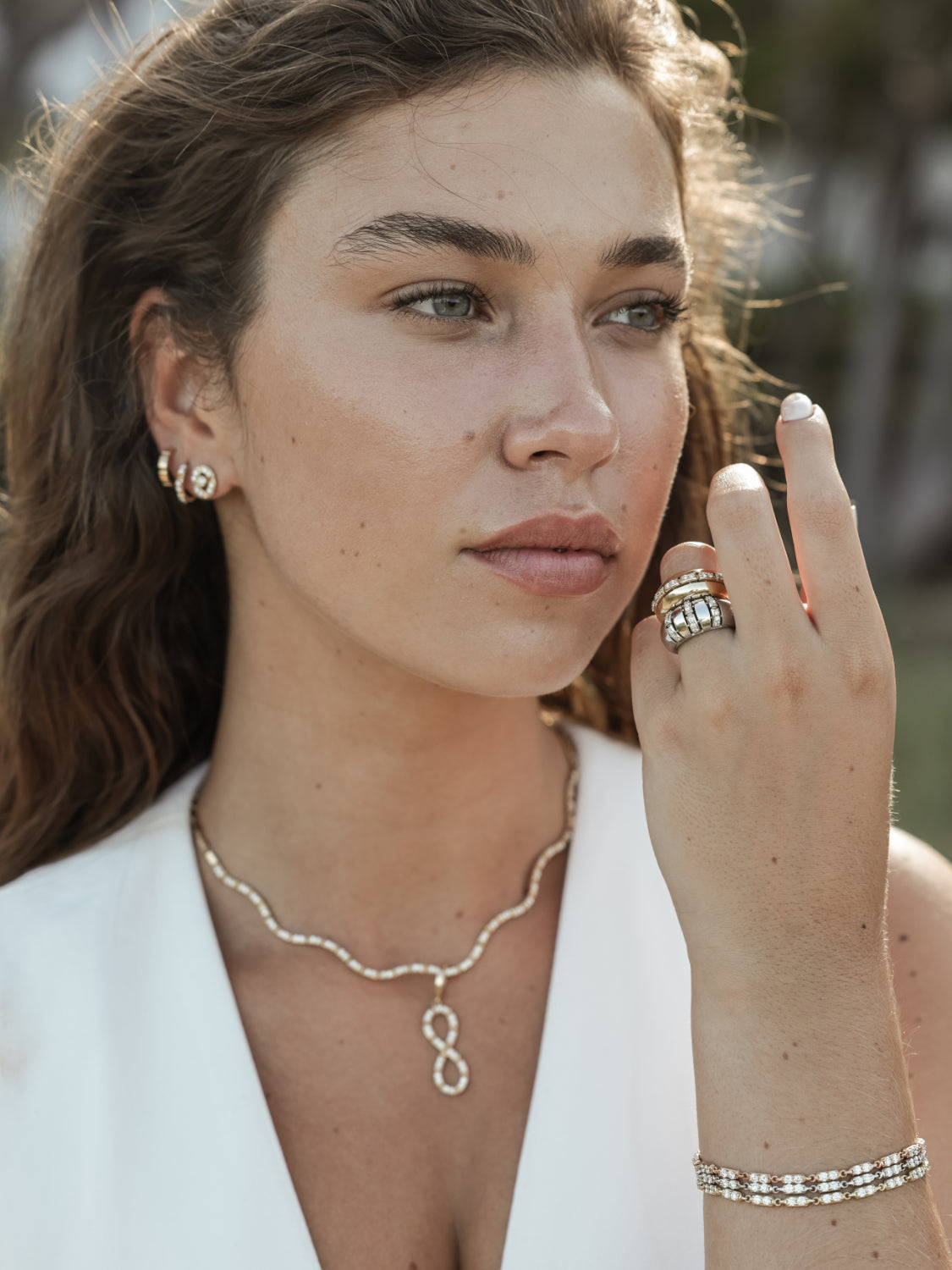 Glimmer Diamond Infinity Charm