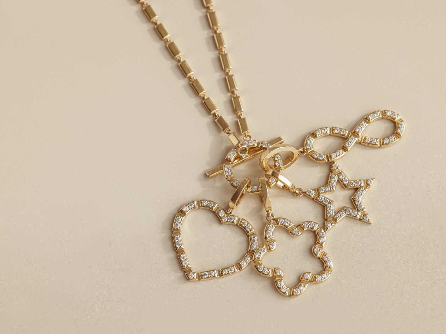 Glimmer Diamond Infinity Charm