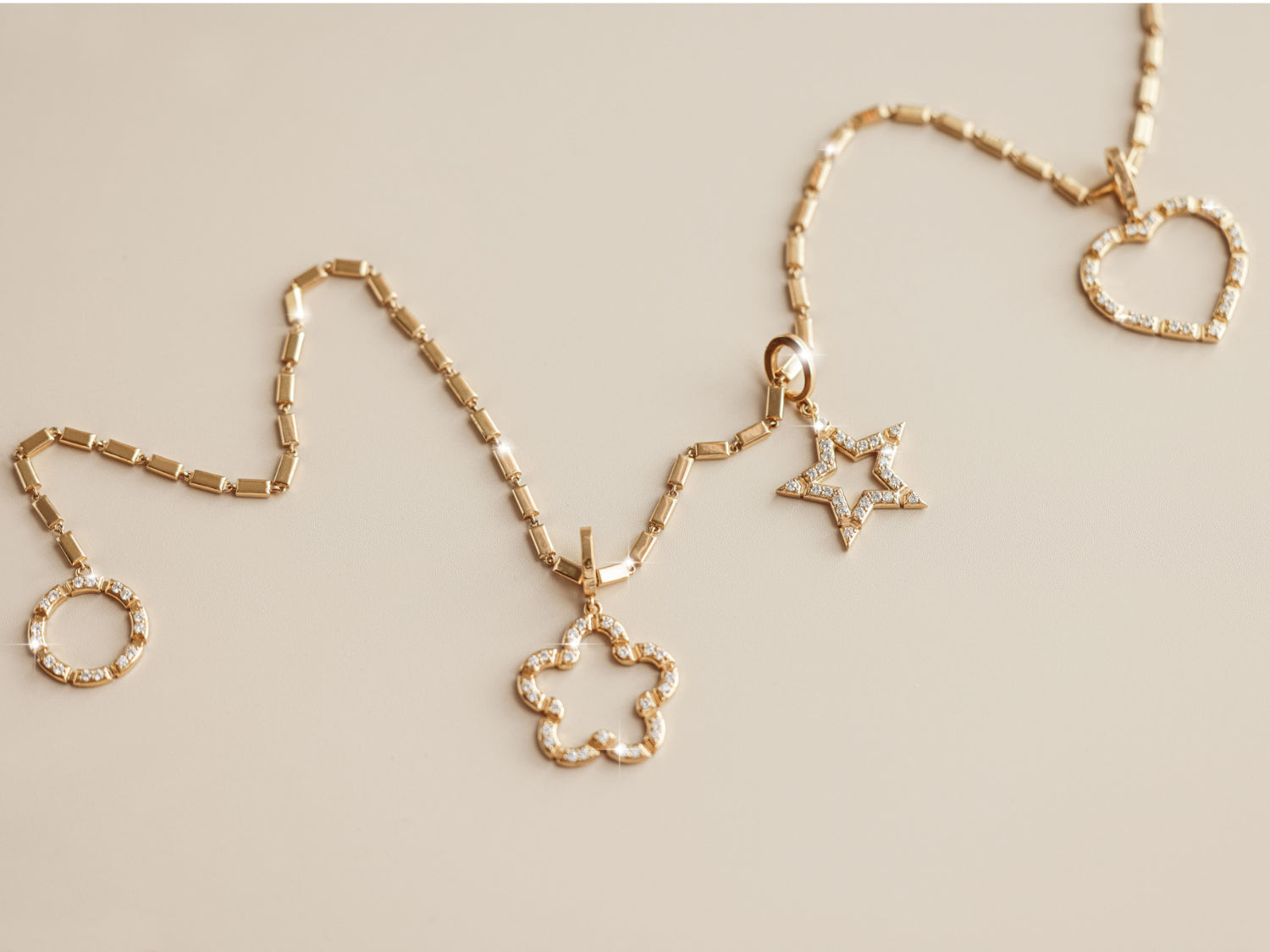 Glimmer Diamond Star Charm
