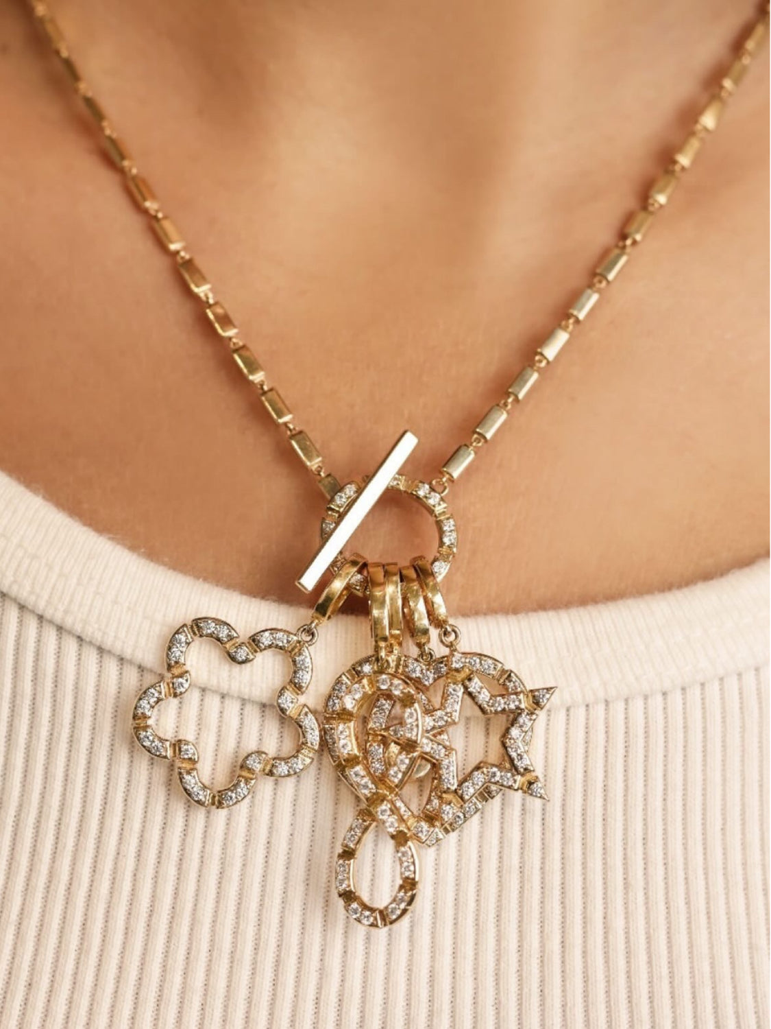 Glimmer Toggle Necklace