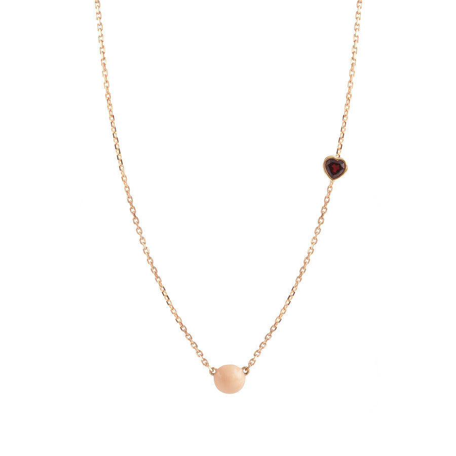 DOT NECKLACE WITH CHARM
