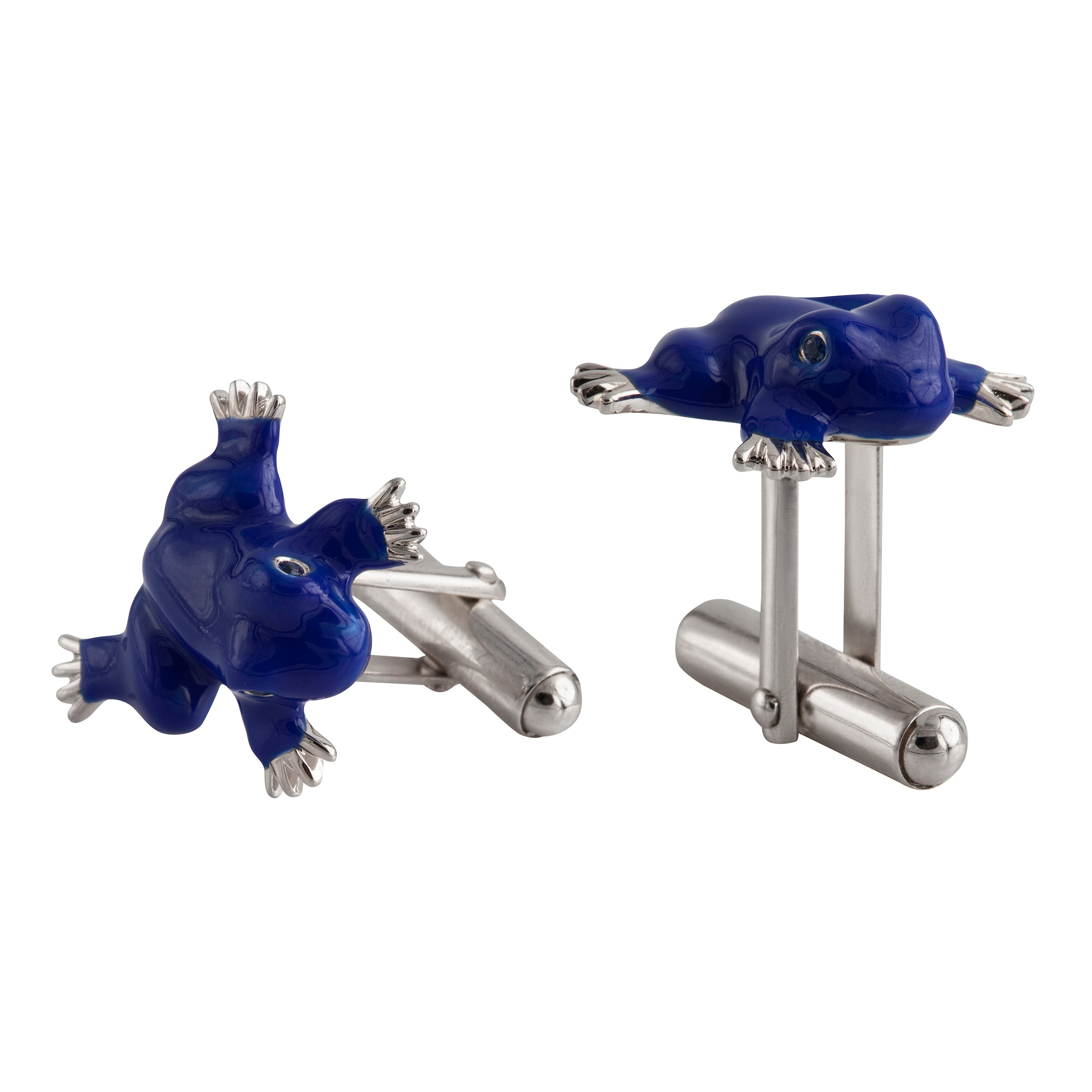 SET OF 2 FROG CUFFLINKS